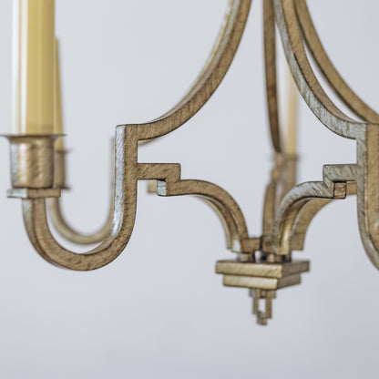 Kalani Modern Chandelier 5 Light - Brushed Gold