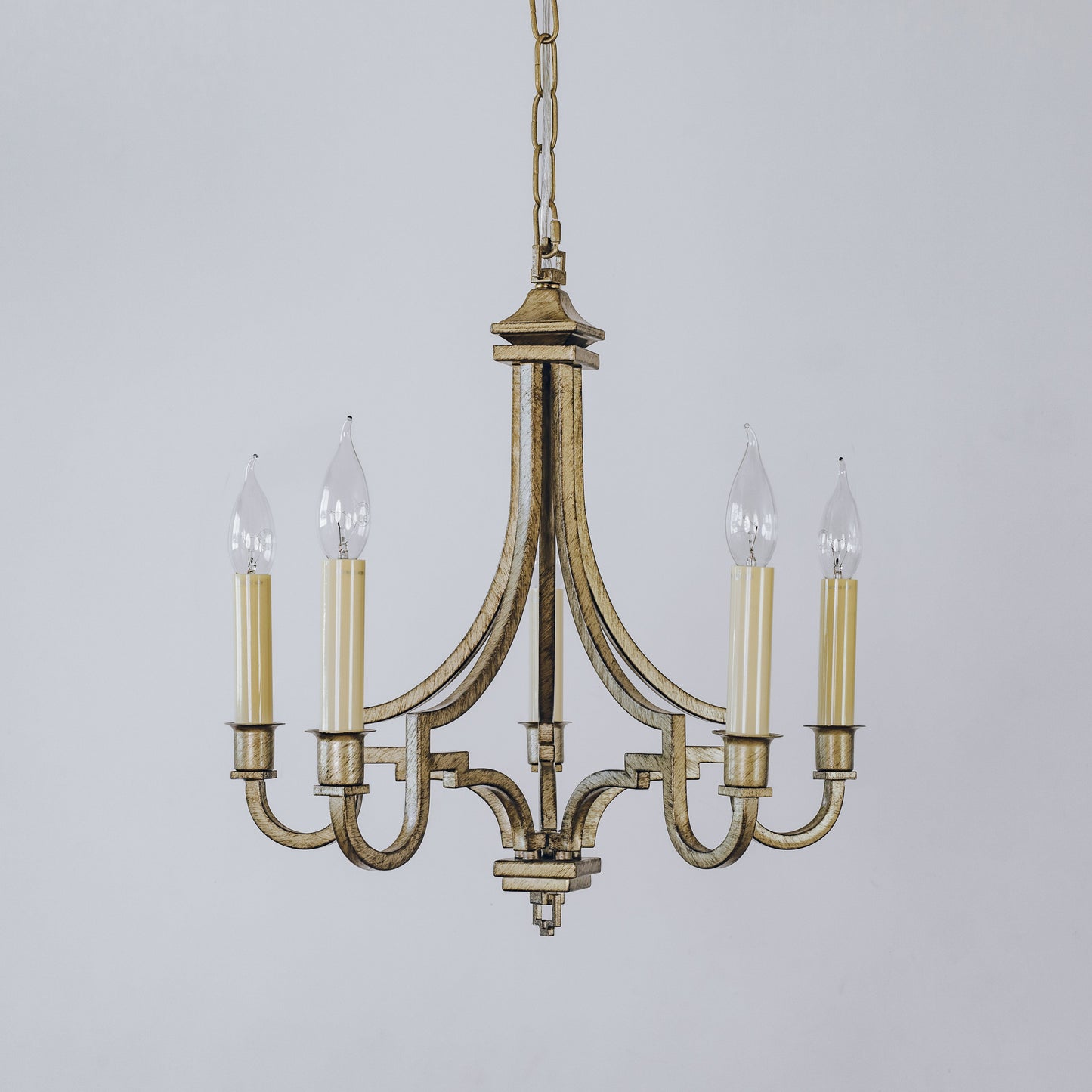 Kalani Modern Chandelier 5 Light - Brushed Gold