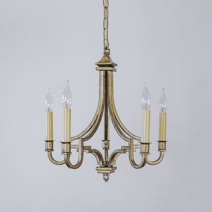 Kalani Modern Chandelier 5 Light - Brushed Gold