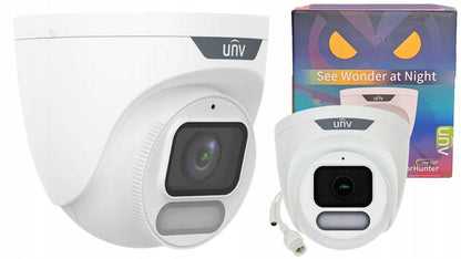 Uniview IPC3628LE-ADF28K-WP 8MP OWLVIEW Turret 2.8mm Fixed Lens Network Camera 4K 8MP CCTV Camera with ColorHunter & Wise-ISP