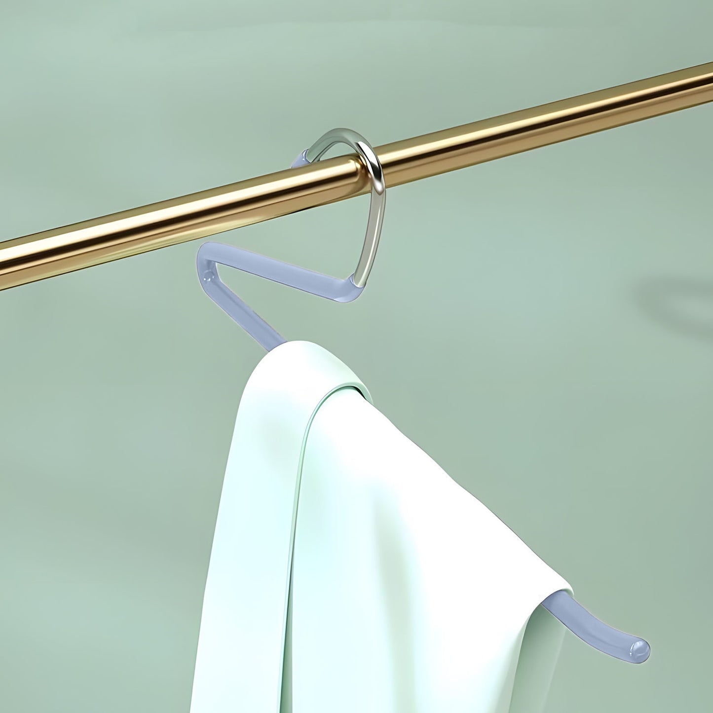 Kdkad Heavy Duty Metal Pants Hangers, Jean Hangers for Closet, Open Ended Clothes Hanger for Pant Slack Trouser Scarf, Space Saving, Non Slip 14×4.7 in Pink
