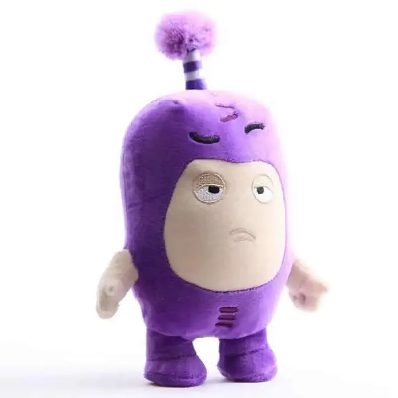 Colorful Furry Square Plushies Antennas Plushies Silent Expressive Mood Plushies 24cm