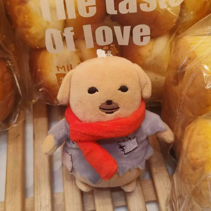 Nudaeng Plush Korean Meme Dog Plush Viral Yellow Dog Handmade Plush
