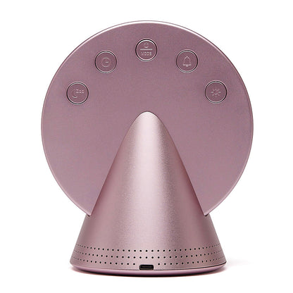 Lexon Conic Radio Alarm Clock With Fm & Built-In Bluetooth Speaker - Pink