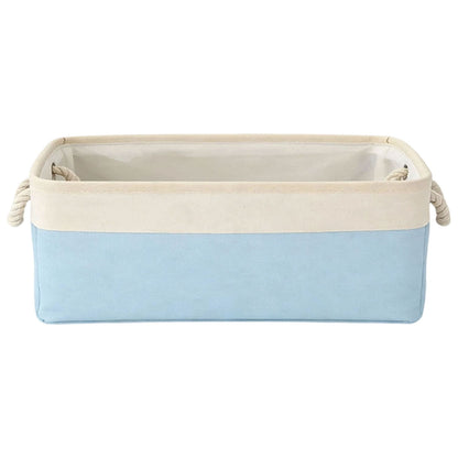 LGCASL Fabric Storage Box, Fabric Storage Box, Storage Basket with Handles and for Clothes Shelves Closet Wardrobe Home Wear and Reinforced, Light Gray S(12.2×5.1×8.2Inch) S(12.2×5.1×8.2inch) Light gray