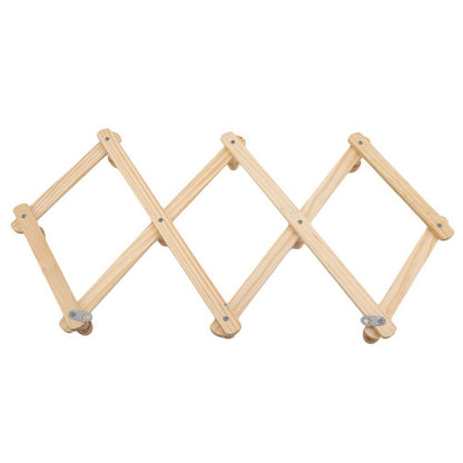 LGCASL, Telescopic Folding Coat Rack Wall Wooden Coat Rack for Hat Cap Belt Umbrella Drying Rack on the Wall, Telescopic Folding Wall-Mounted Coat Rack Telescopic folding wall-mounted coat rack Beige