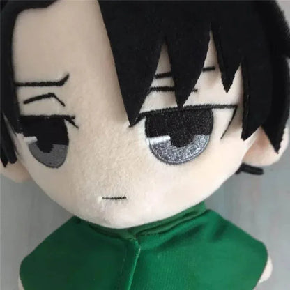 Levi, Eren & Mikasa Handmade Plush Dolls - With Gear & Without Gear Variants | Anime Soldier Collectibles