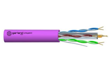 SEO Product Title: Garland CAT6 LSZH 305m Network Cable – 23AWG 4 Pair UTP Solid Violet PE Insulated | MADUTPL6HFVT305RBA