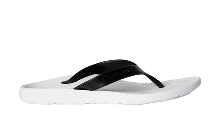 Archline Balance Orthotic Thongs - White/Black