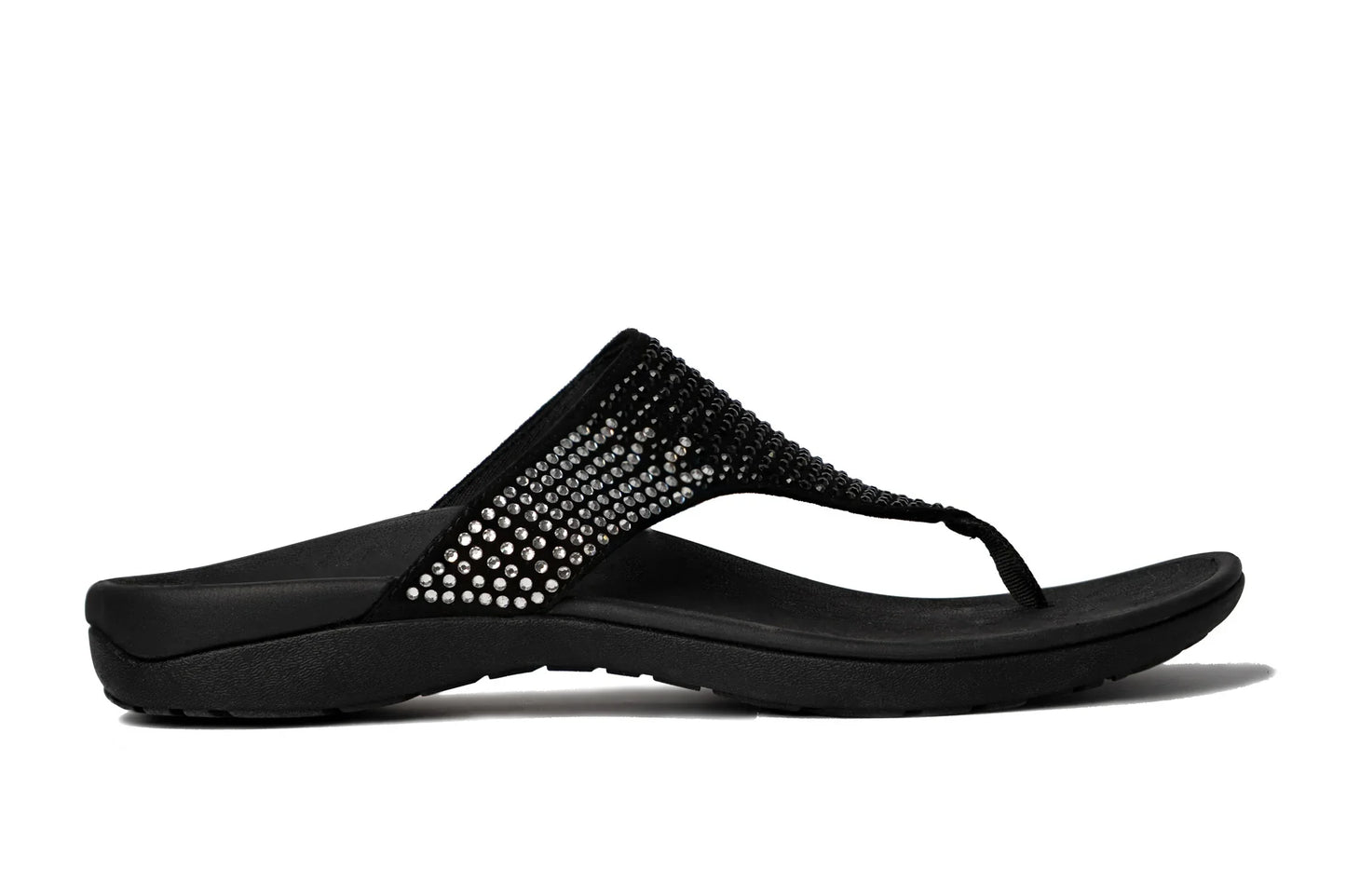 Alexa Orthotic Sandals - Black
