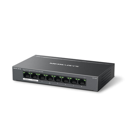 MERCUSYS MS108GP | 8-Port Gigabit PoE+ Desktop Switch | 65W Total PoE Budget, Long-Range Mode, Plug-and-Play
