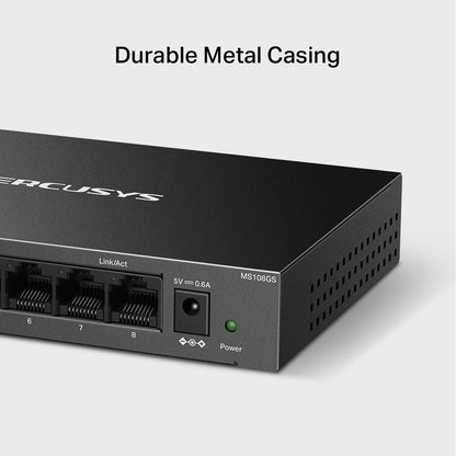 MS108GS | 8-Port Gigabit Desktop Switch | MERCUSYS