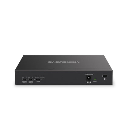 MS110P 10-Port 10/100Mbps Desktop PoE+ Switch | 8-Port PoE+, 65W Budget, 250m Range, Plug & Play, Auto Recovery