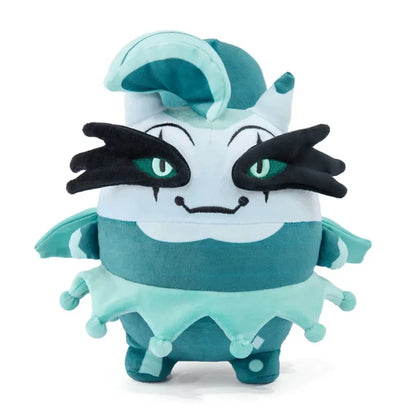 Handmade Greed Demon Jester Plush with Teal Twin Figures