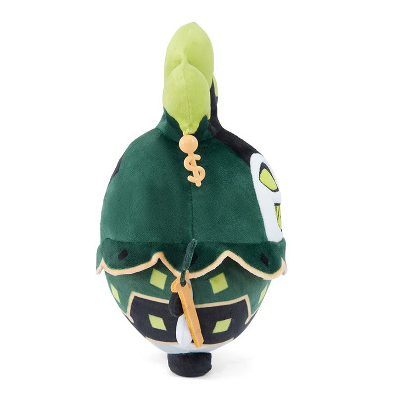 Handmade Greed Demon Jester Plush with Teal Twin Figures