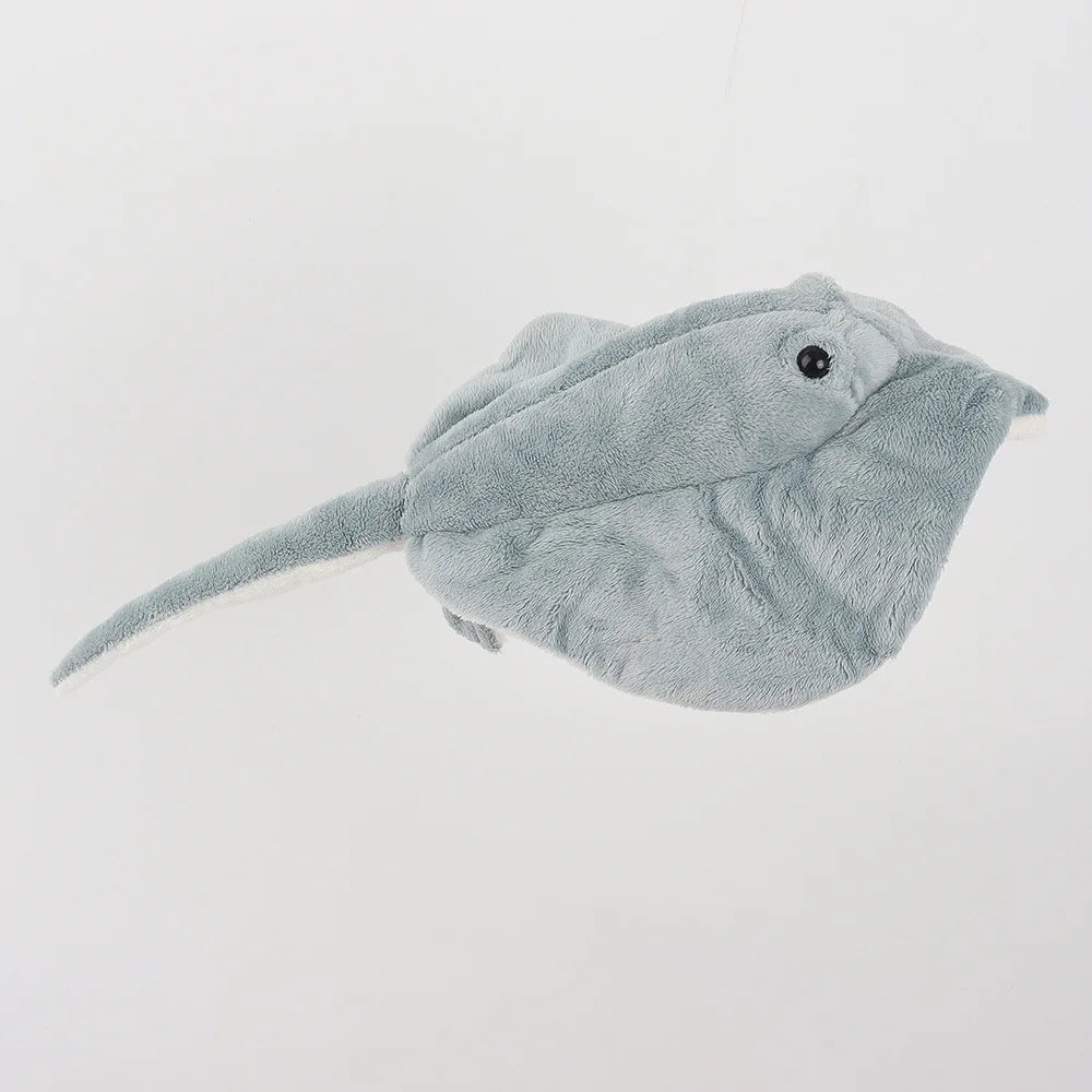 Lifelike Manta Ray Plush Realistic Ocean Stuffed Animal, Soft Manta Handmade Plush 30cm