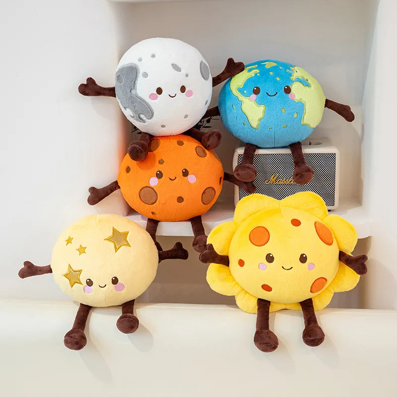 Planet Plushies Earth Plush Mars Plush Saturn Plush Venus Plush Moon Plush Sun Plush Solar System Handmade Plushies 20cm