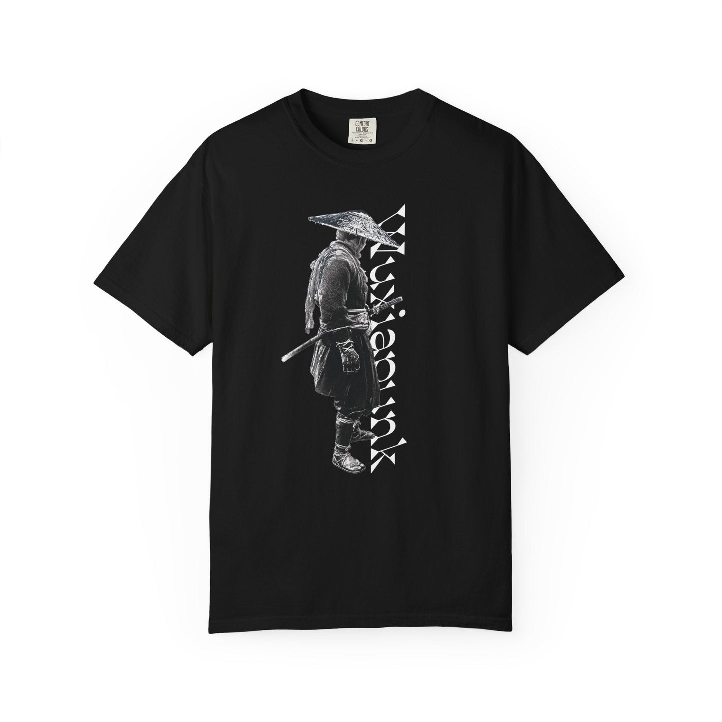 Straw Hat Swordsman Tee | Wuxia Ronin Garment Dyed Shirt