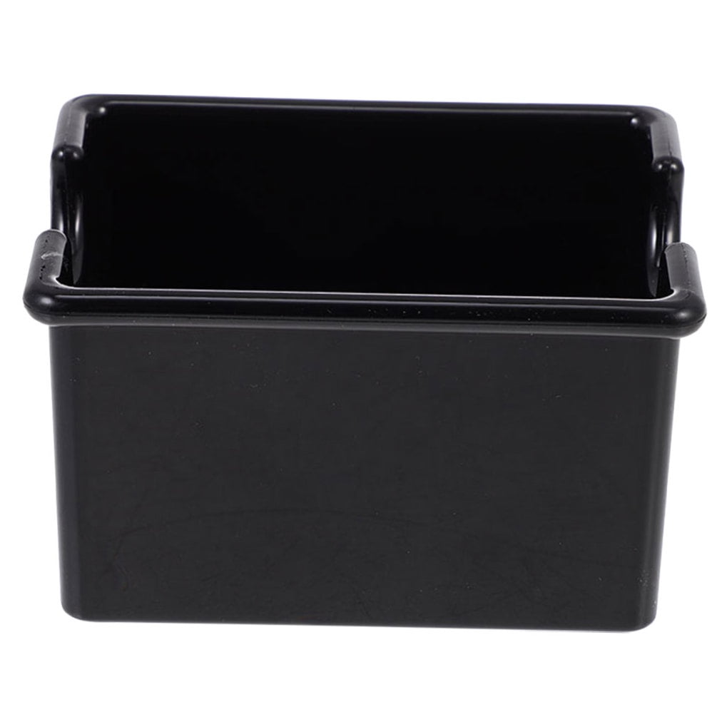 Masteelf Black Acrylic Sugar Packet Organizer for Coffee Bar and Tea Bags Storage 9.5 x 5.5 x 5 Inches