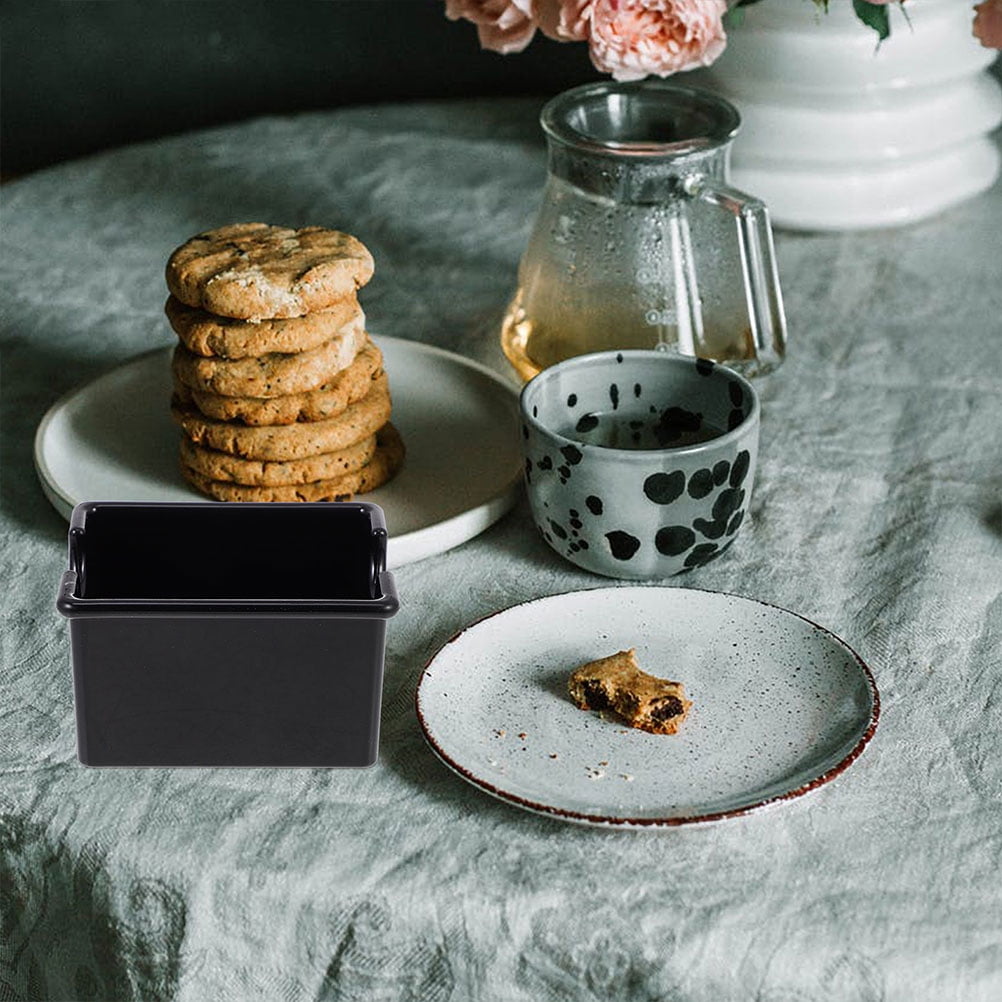 Masteelf Black Acrylic Sugar Packet Organizer for Coffee Bar and Tea Bags Storage 9.5 x 5.5 x 5 Inches