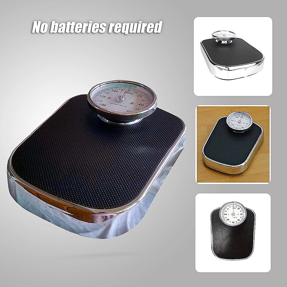 Medical Style Bathroom Scales Large Analogue Dial Heavy Duty Mechanical Scale for Home Use