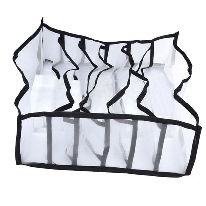 Mesh Bras Storage Box Multi Purpose Foldable Drawer Divider for Underwear Panties Socks6 Cells