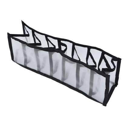 Mesh Bras Storage Box Multi Purpose Foldable Drawer Divider for Underwear Panties Socks7 Cells