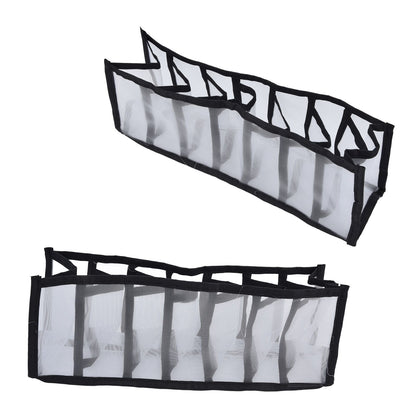 Mesh Bras Storage Box Multi Purpose Foldable Drawer Divider for Underwear Panties Socks7 Cells