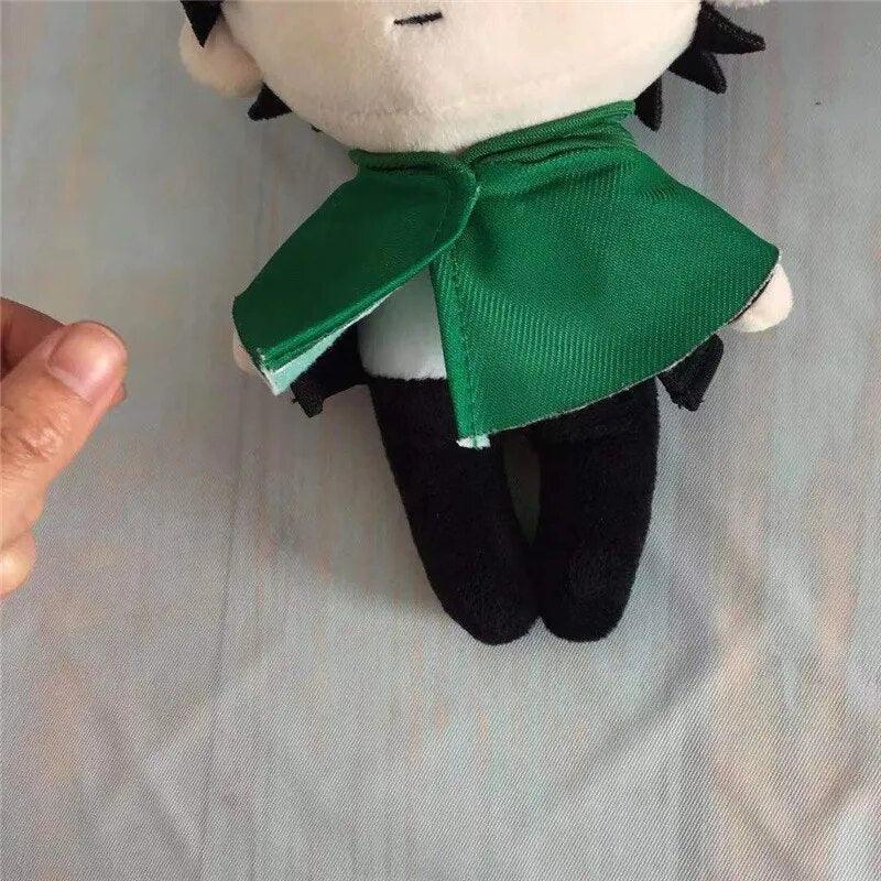 Levi, Eren & Mikasa Handmade Plush Dolls - With Gear & Without Gear Variants | Anime Soldier Collectibles