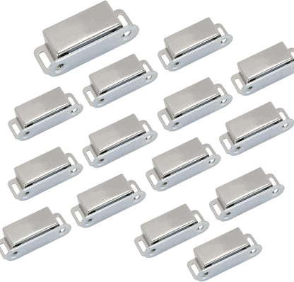 Mini Size Door Magnet Door Catch Latch Stainless Steel for Cupboard Cabinet -Pack of 20