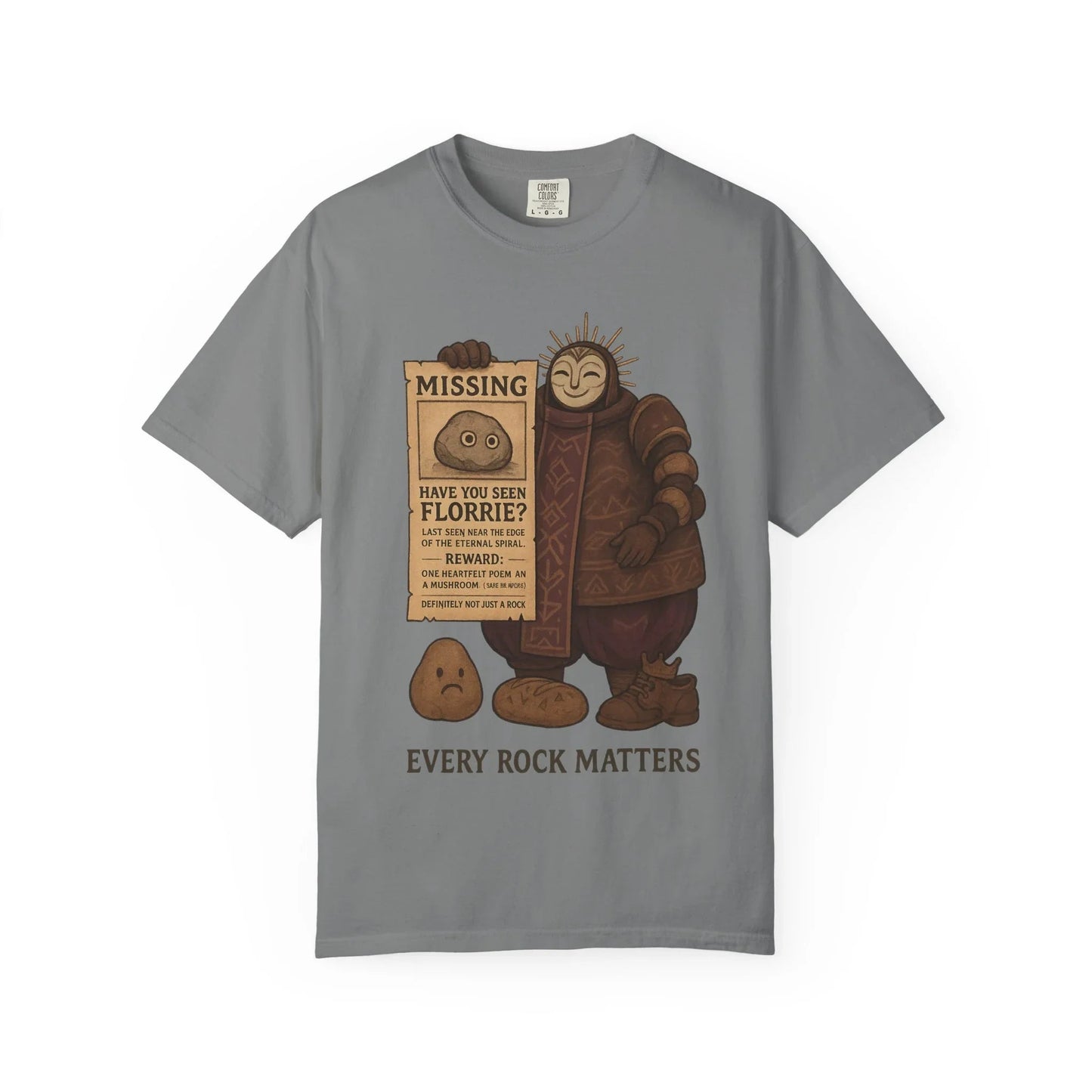 Esquie Missing Pet Rock T-Shirt | Clair Obscur Expedition 33 Game Merch | Whee Whoo Whee Whoo