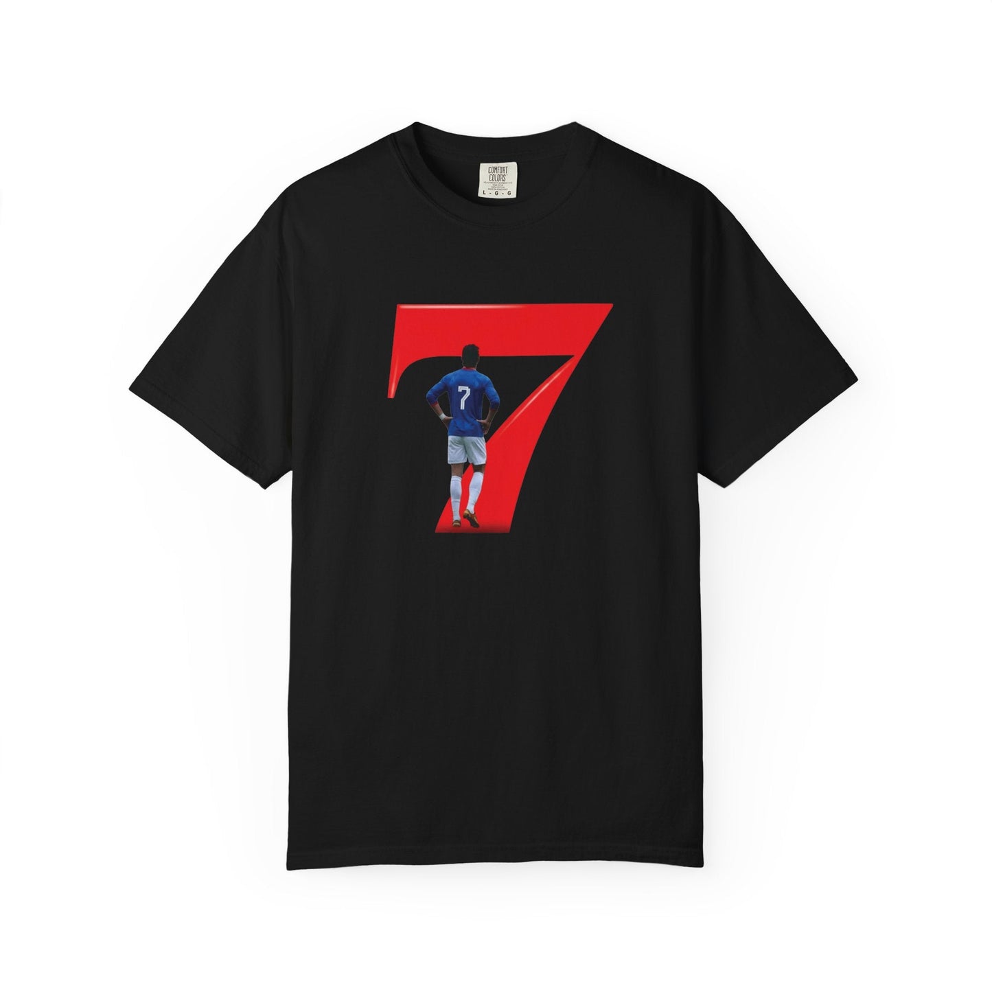 No.7 Celebration Tee | Retro Football Player Graphic Shirt