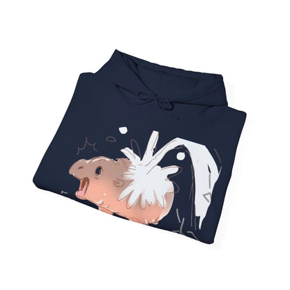 Moo Deng Hooded Sweatshirt: Embrace the Cuteness of the Viral Baby Pygmy Hippo