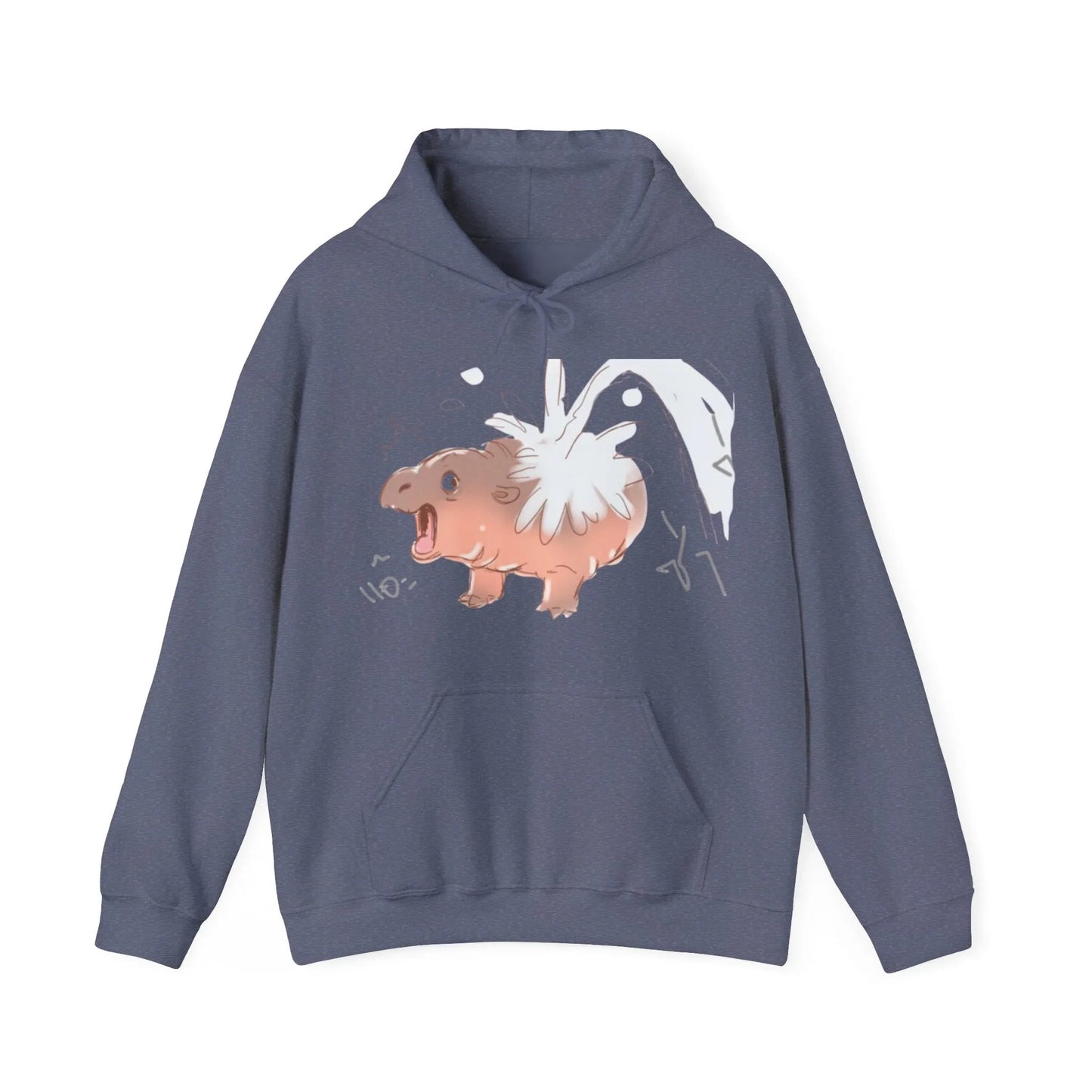 Moo Deng Hooded Sweatshirt: Embrace the Cuteness of the Viral Baby Pygmy Hippo