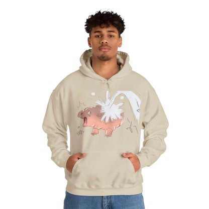 Moo Deng Hooded Sweatshirt: Embrace the Cuteness of the Viral Baby Pygmy Hippo