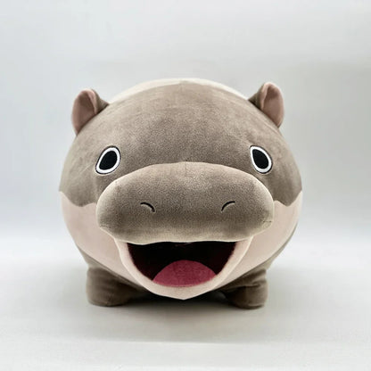 Moo Deng Plush Baby Pygmy Hippo Stuffed Animal | Viral Cuddle Hippo Toy, 24cm × 42cm