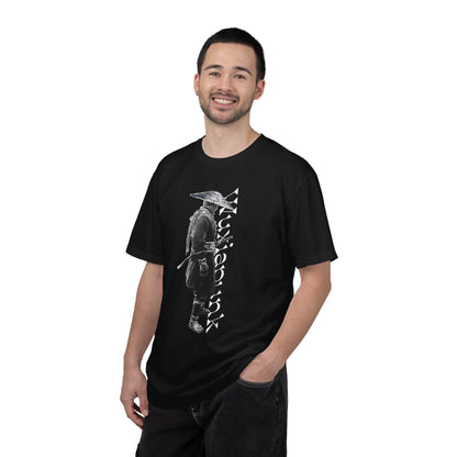 Straw Hat Swordsman Tee | Wuxia Ronin Garment Dyed Shirt