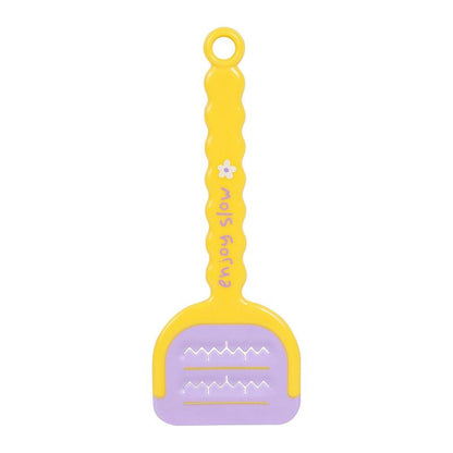 Multi-Functional Toilet Gap Cleaning Scraper, Long-Handled, Hands-Free Bathroom Hard-to-Reach Corner Cleaner, Clamp Cleaning Tool—Yellow