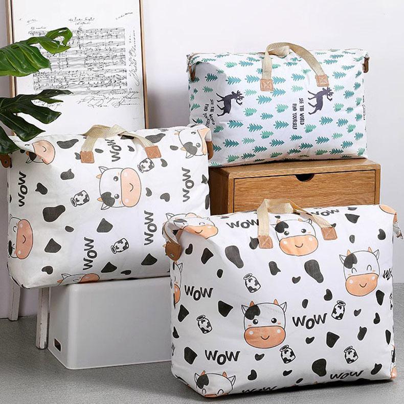 Multipurpose Quilt Storage Bags Waterproof Coated Fabric 4 Sizes Available - Pineapple 74*22*52cm