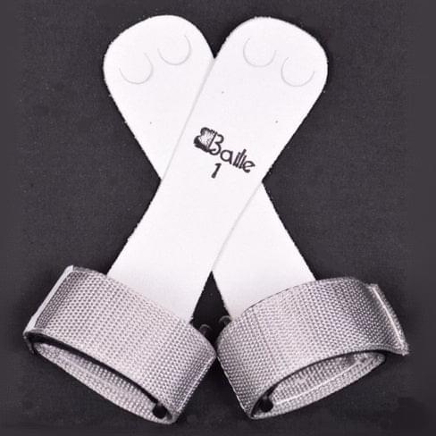 Pair of Bailie ND300 beginner pre-dowel grip covers with adjustable straps