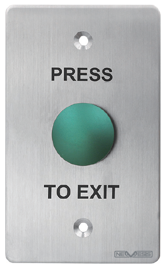 Nemesis Mushroom Press to Exit Button Stainless Steel Green – IP65 Access Control Exit Switch | NO/NC Contacts | EVAQEX30M-MUGRN/SS