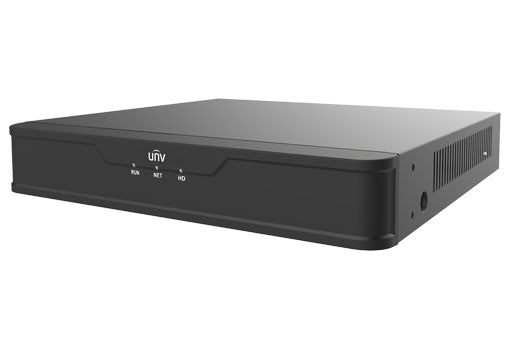 UNIVIEW EASY 4 Channel NVR with 4x PoE Ports Ultra 265/H.265/H.264 – NVR301-04X-P4 (Replaced by *New NVR301-04B-P4-IQ) Prime Series