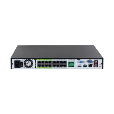 Dahua NVR5216-16P-AI/ANZ 16-Channel 1U 16PoE 2HDD WizSense Network Video Recorder NVR with AcuPick and Advanced AI