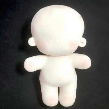 Blank Body Plush Doll 20cm Customizable Naked Plush Base for DIY Cosplay, Craft & Gift