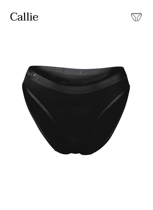 Black women's brief with smooth waistband
