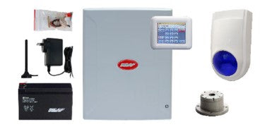 Ness D16XCEL 4G Alarm Kit with Navigator Keypad & Combo Siren | 16-Zone Touchscreen Security System – SKU: NESS-K-9313C