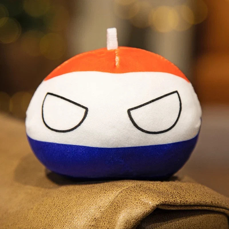 Countryball Plush Flag Plushes Polandball Stuffed Plushies Football Festival Plushies
