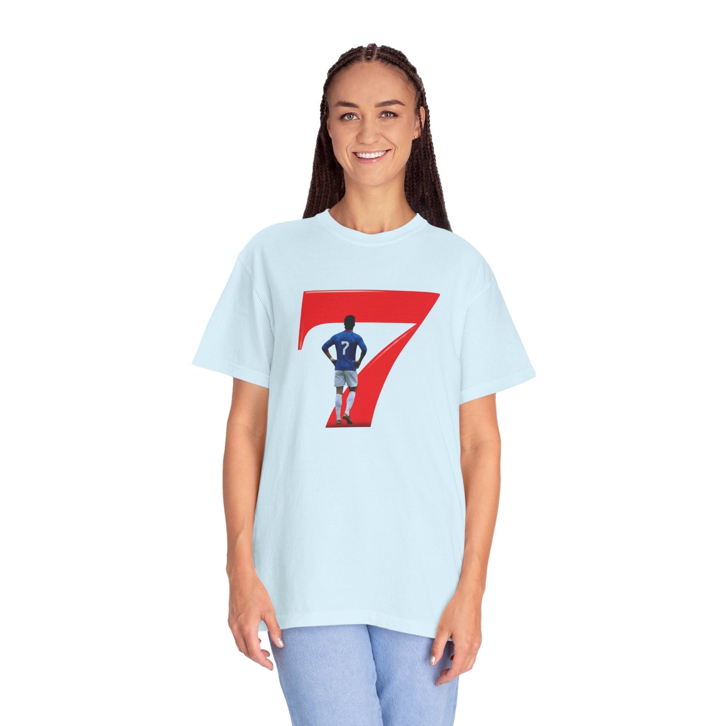 No.7 Celebration Tee | Retro Football Player Graphic Shirt