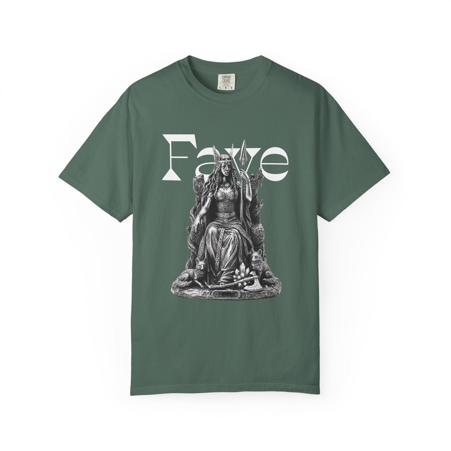 Freyja Norse Goddess Graphic Tee, Folkvangr Viking Shirt