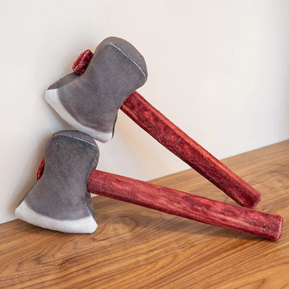 Realistic Axe & Claw Hammer Plush - Lifelike Stuffed Tool Handmade Plushies 40cm